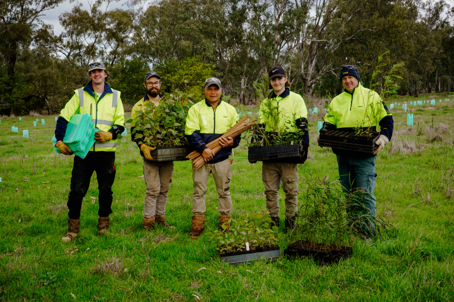 Planting the Future: 1,500 Native Trees Expand Wildlife Corridors at Tahbilk Estate